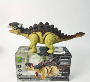 Игрушка Electric Version Динозавр-Анкилозавр, двигается, свет/звук