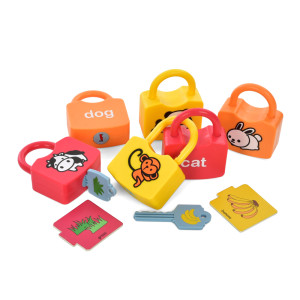 Игра TNWX-1726-1733 Замок с ключиком, пазлы, 18 деталей