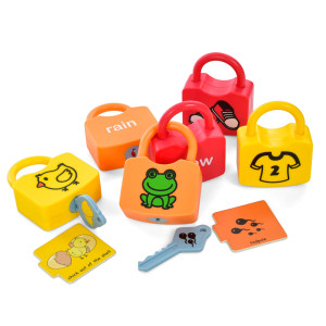 Игра TNWX-1726-1733 Замок с ключиком, пазлы, 18 деталей