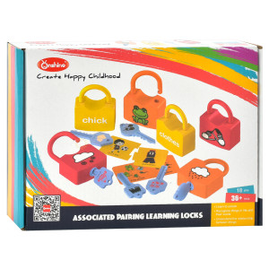 Игра TNWX-1726-1733 Замок с ключиком, пазлы, 18 деталей