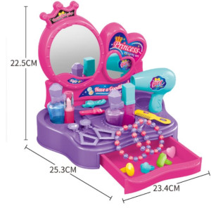 Настольное зеркало для девочек Essa Toys KL20666, с аксессуарами и косметикой