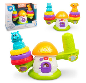 Игрушка интерактивная Chimstar Весы-пирамидка, с музыкой и светом