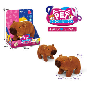 Игрушка интерактивная Grooming Pets Капибара, движение, звук