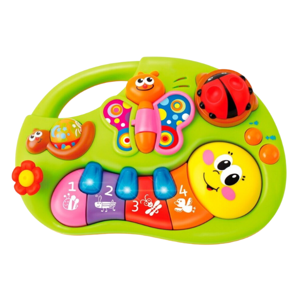 Интерактивная игрушка Hola Пианино-Смайлик, с музыкой
