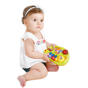 Интерактивная игрушка Hola Пианино-Смайлик, с музыкой