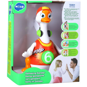 Игрушка интерактивная Hola Танцующий гусь, со светом и музыкой