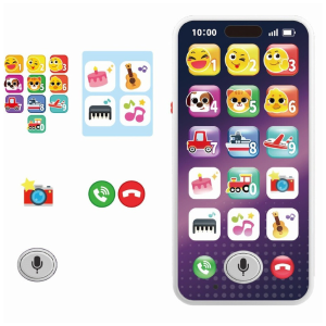 Интерактивная игрушка Hola Смартфон-повторюшка, 40+ звуков, Английский язык