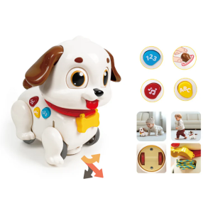 Игрушка интерактивная Hola Щенок, звук/свет, на веревочке