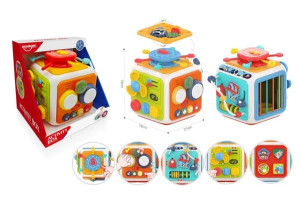 Игрушка интерактивная Huanger  Бизи-Куб, звук/свет