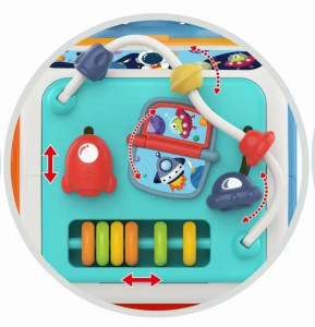 Игрушка интерактивная Huanger  Бизи-Куб, звук/свет