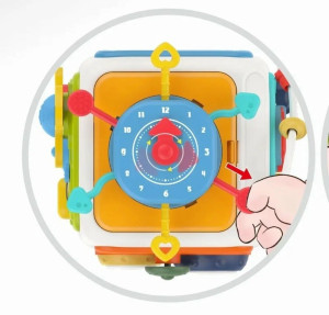 Игрушка интерактивная Huanger  Бизи-Куб, звук/свет