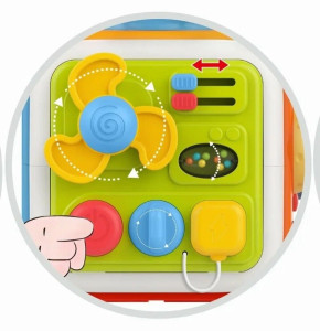 Игрушка интерактивная Huanger  Бизи-Куб, звук/свет