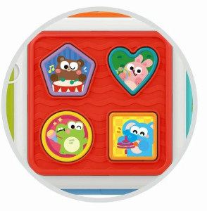 Игрушка интерактивная Huanger  Бизи-Куб, звук/свет