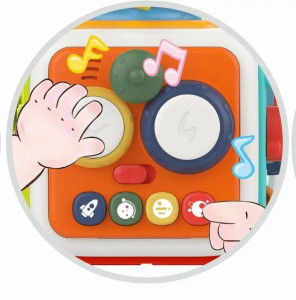 Игрушка интерактивная Huanger  Бизи-Куб, звук/свет