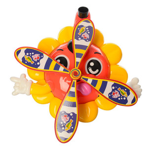 Игрушка каталка 363 Цветочек, с ручкой