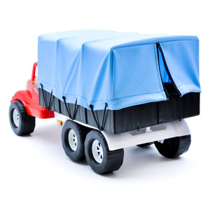 Игрушка каталка Maximus MX5009 Волант Фургон, с веревочкой, 57х23х28см