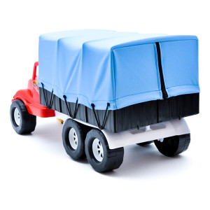 Игрушка каталка Maximus MX5009 Волант Фургон, с веревочкой, 57х23х28см