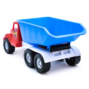 Игрушка каталка Maximus MX5008 Волант Самосвал, с веревочкой, 57х22х23см