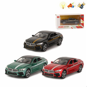 Машина ChimeiModel BMW M8, металлическая, с музыкой и светом