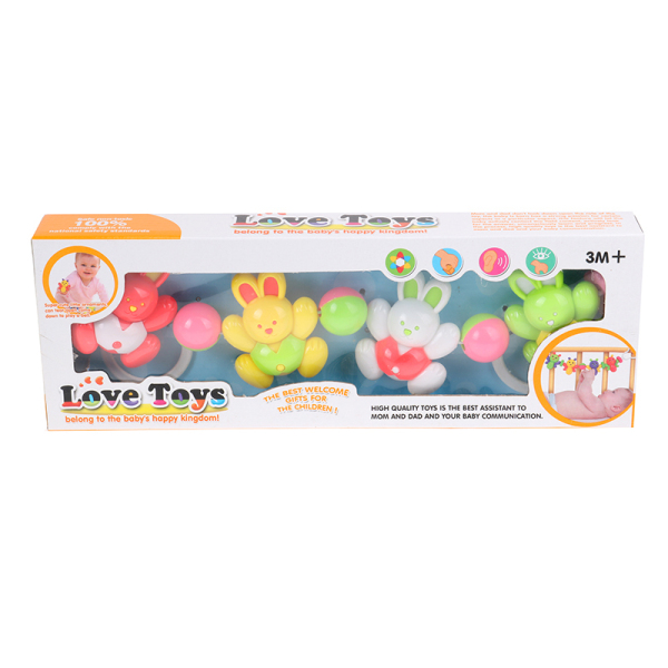 Игрушка на коляску Love Toys 000456 Зайки