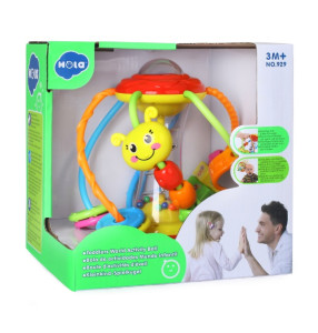 Игрушка развивающая Hola Веселый мячик, погремушка