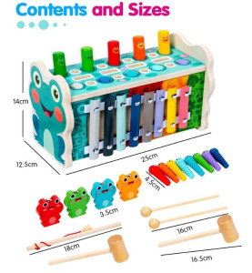 Игрушка развивающая Лягушка, дерево