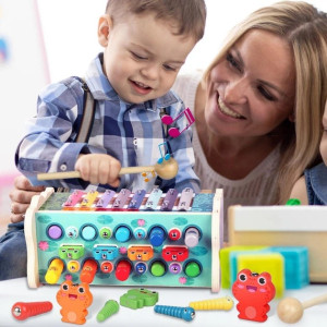 Игрушка развивающая Лягушка, дерево