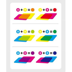 Развивающая игрушка Hola Сопоставь цвета, 12 карточек, с музыкой