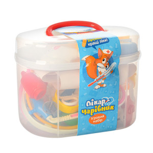 Игрушка M 0461 U/R Набор доктора, в чемодане, 36 предметов