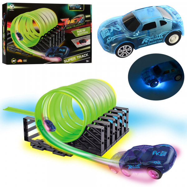 Трек 066-4, поворот 360, машина инерционная, 7 см