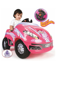 Электромобиль Injusa Speedy car Girl, детский, двигатель - 6V, розовый, для девочек