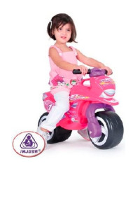 Мотоцикл - каталка двухколесная Injusa Thundra Girl, пластиковый, толокар  для девочек