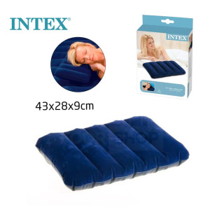 Подушка надувная Intex 68672, велюровая, 48х32см