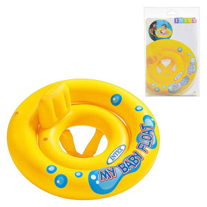 Плотик детский надувной Intex 59574, 64 см, 1-2 года, до 15кг