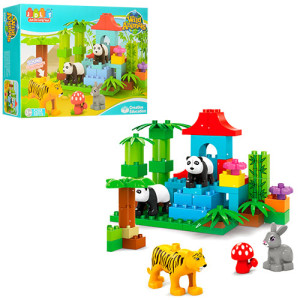Конструктор JDLT 5288 Зоопарк, 59 деталей