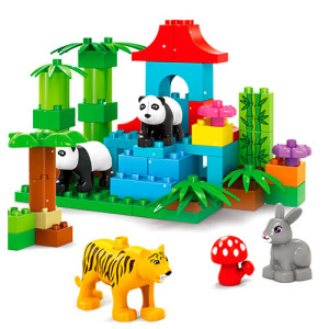 Конструктор JDLT 5288 Зоопарк, 59 деталей