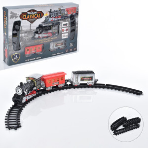 Железная дорога Y0309-3 Train Classiсal, звук и свет, 17 деталей