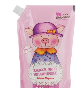 Жидкое мыло Pink Elephant Свинка Маринка, 500 мл