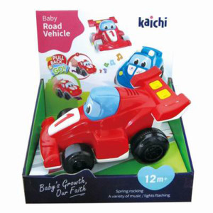 Машинка Kaichi K999-145 Гоночная, со звуком и светом, 15см
