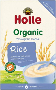 Каша безмолочная Holle Organic Рисовая, 6m+, 250 гр.