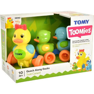 Каталка на веревочке Tomy Toomies Веселые уточки