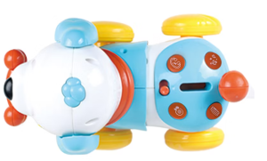 Каталка на веревке Pull Line Dog Щенок, свет/звук