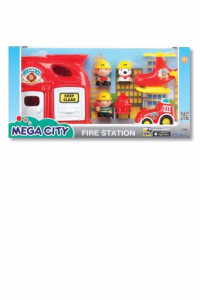Игрушка Keenway Пожарная станция, набор игровой серии Mega City