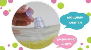 Круг KinderenOK с погремушкой, для купания новорожденных, жемчужинка, 0-36 мес