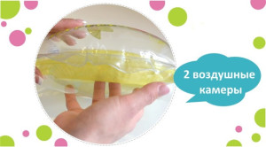 Круг KinderenOK с погремушкой, для купания новорожденных, жемчужинка, 0-36 мес
