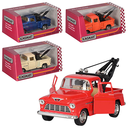 Машинка Kinsmart KT 5378 W Эвакуатор, инерционная, металлическая, 12,5см