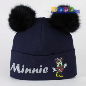 Шапка для девочек Minnie, трикотаж, 3-12 м