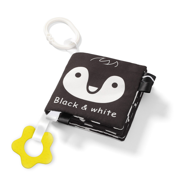 Книжка мягкая BabyOno Black&White, тактильная