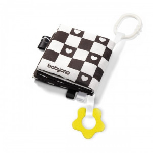 Книжка мягкая BabyOno Black&White, тактильная
