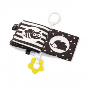 Книжка мягкая BabyOno Black&White, тактильная